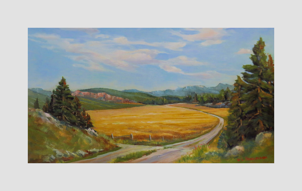 Country Roads - fine art oil painting